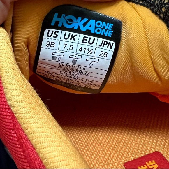 Hoka Pink and Blue Women's Sneakers - Picture 6 of 6